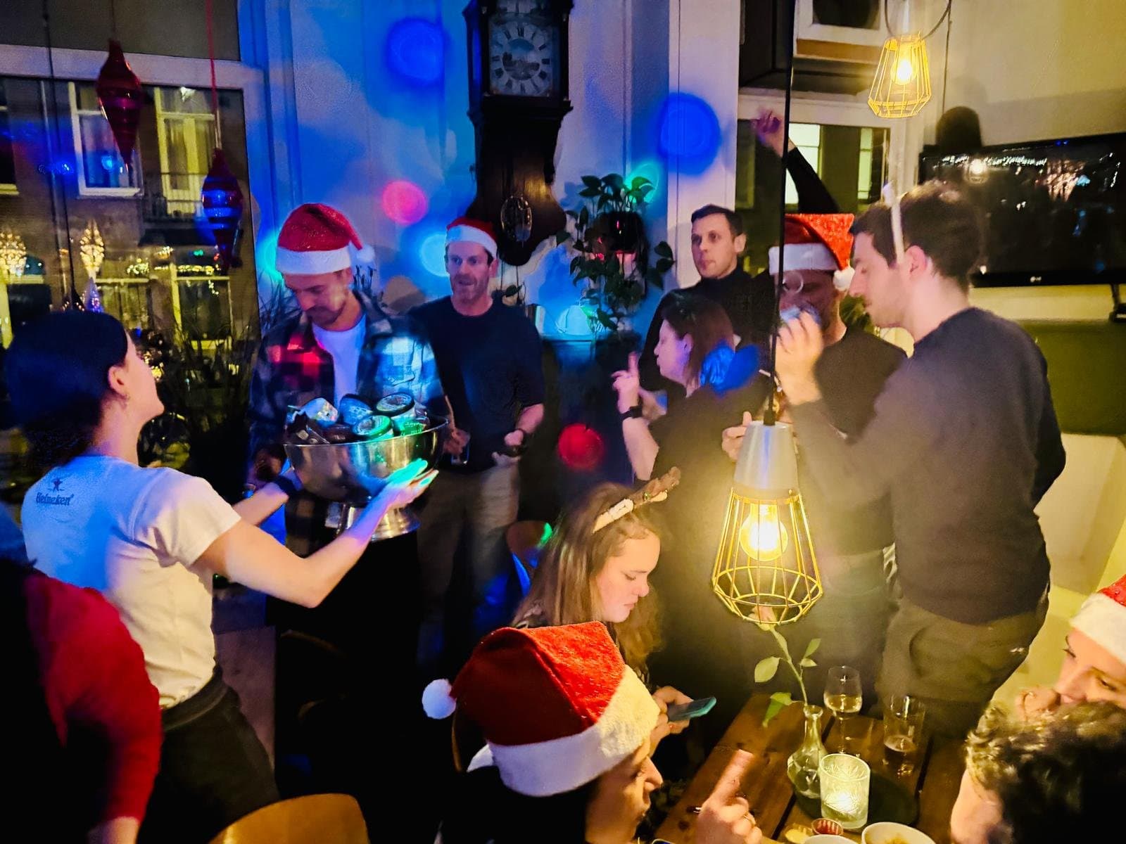 Gezellige kerstborrel