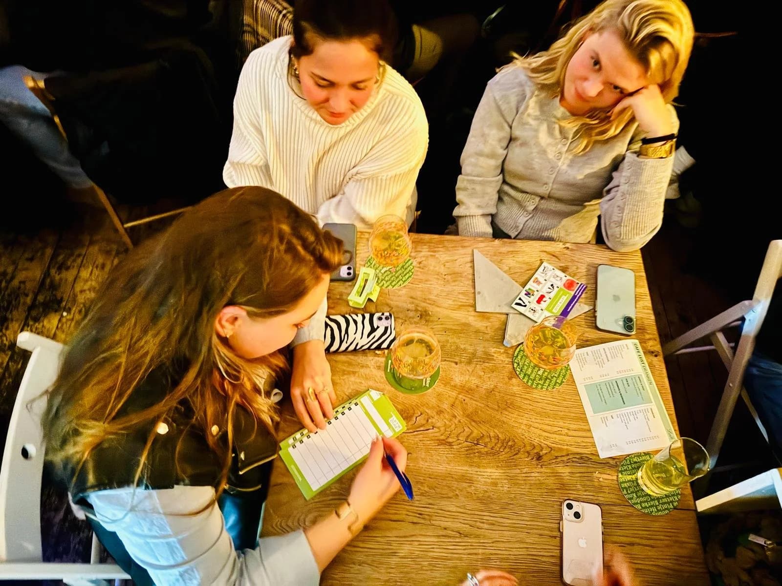 Drankjes en menukaarten